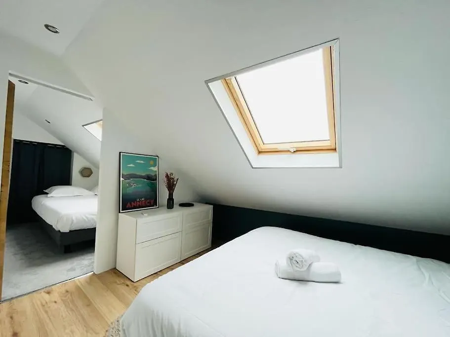 Daire Charmante Maisonnette Avec Terrasse Et Jolie Vue - 5 Min A Pied Du Lac Annecy